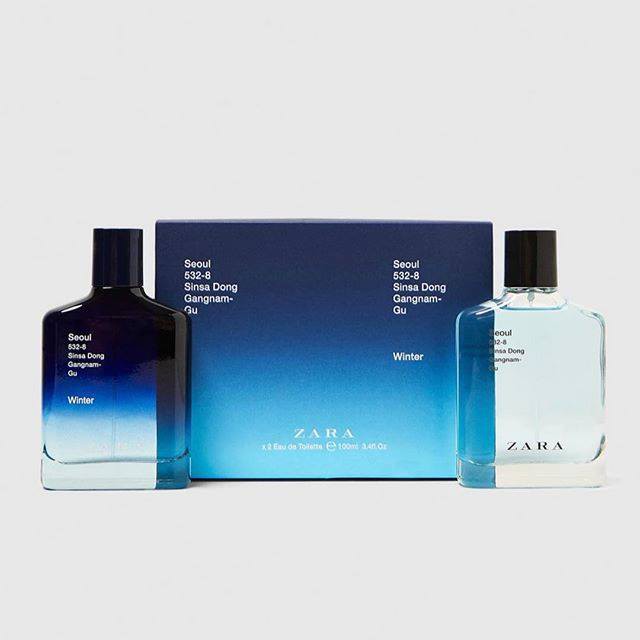 🐳SET NƯỚC HOA NAM ZARA SEOUL 532-8 VÀ SEOUL 532-8 Summer (Hàng Châu Âu) | Thế Giới Skin Care