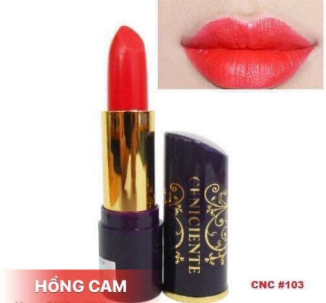 Son lì mịn môi, bền màu chính hãng Naris CNC New Smooth Long Lasting Liptick