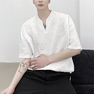 Áo sơ mi Premium Vneck Rose Shirt