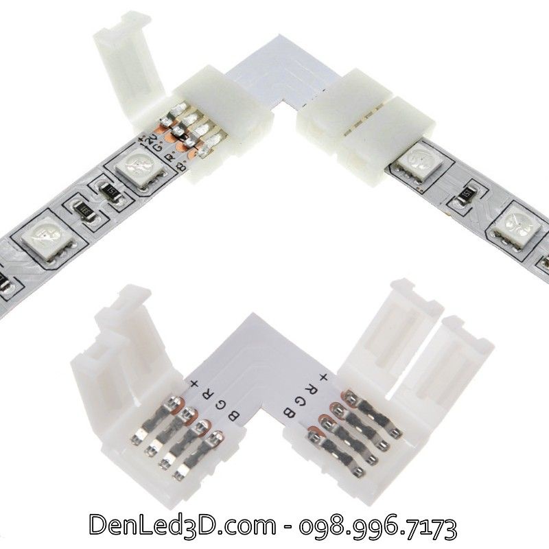 Đầu Nối, Kẹp Nối PCB Dây LED RGB 5050 3528 4/3/2 Chân