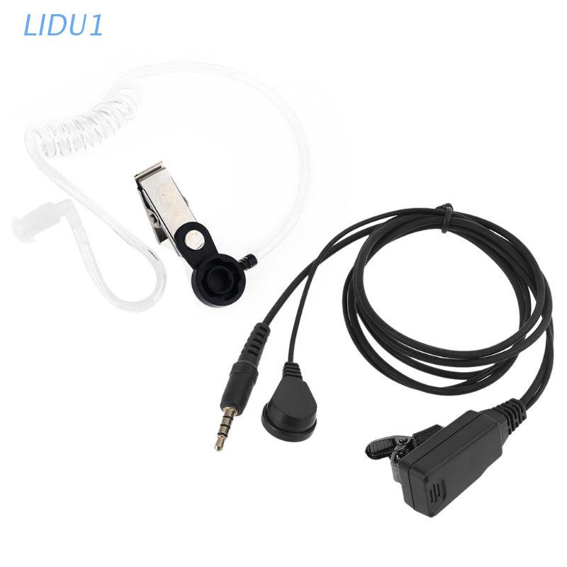 Tai Nghe Nhét Tai Lidu1 3.5mm Có Mic Cho Xiao Mijia 1s Walkie Talkie Two Way Radio