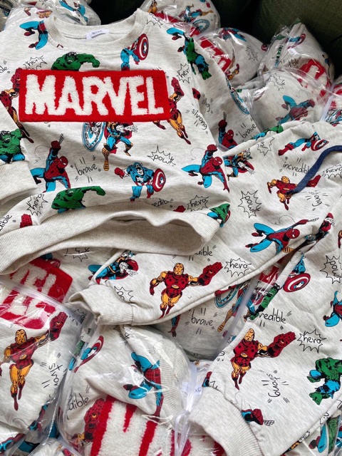 Set bộ Marvel next bé trai