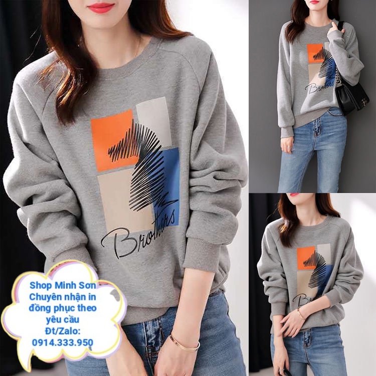☃ 🎄☃ VIDEO ÁO NỈ BÔNG SWEATER CHỮ BROTHER, ÁO NỈ ĐÔI LOẠI 1 ĐỦ MÀU ĐỦ SIZE