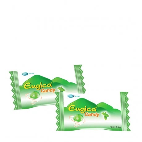 Kẹo ngậm thảo dược Eugica Candy (Túi 300 viên) Mega We care