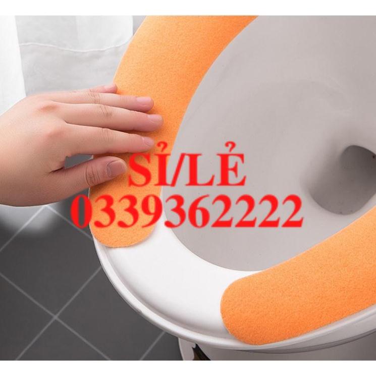 [ HAIANHSHOP ] Bộ 2 miếng lót bồn cầu mùa đông chống lạnh Duashop &gt;