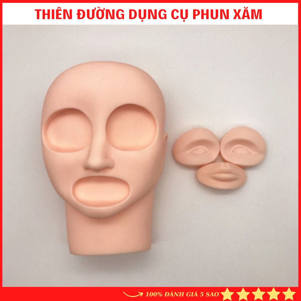 Đầu Manocanh Tập Phun Xăm-Nối Mi-Massage Đa Năng DCPX-NTA