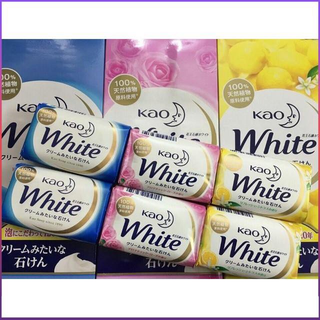 Xà Phòng Tắm Trắng KAO White Nhật Bản | Xà Bông KAO White 130g