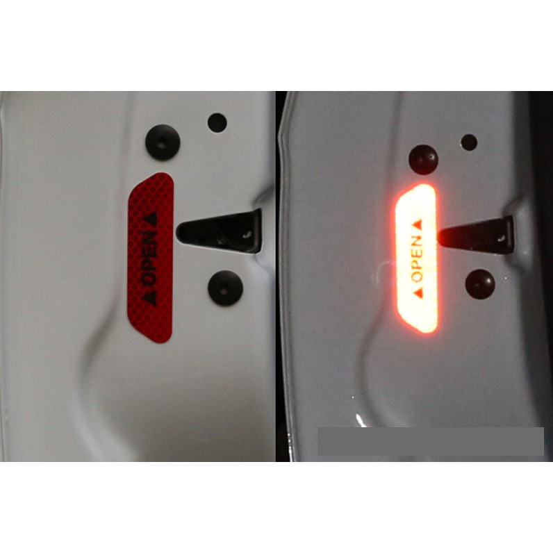 Decal Phản Quang Dán Cánh Cửa ô Tô MS-50