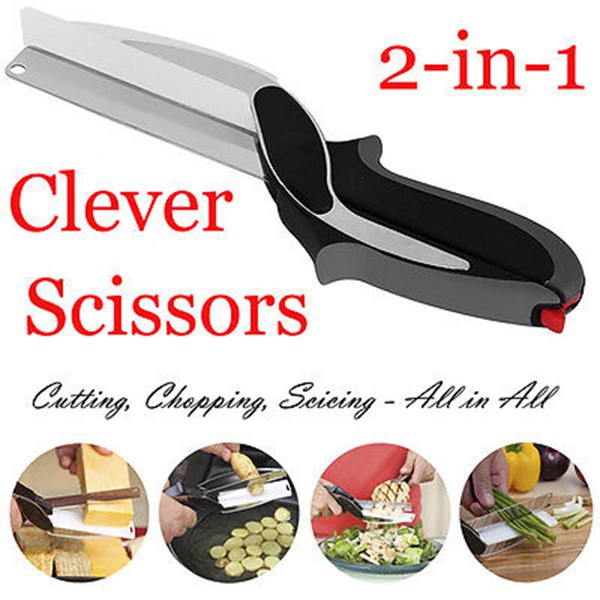 Kéo thớt thông minh Clever cutter 3 trong 1