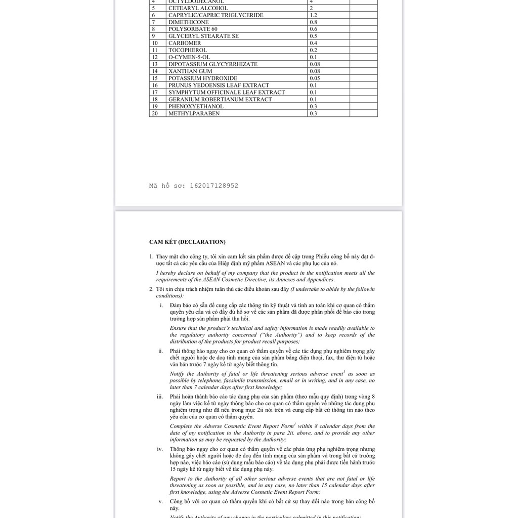 Kem làm giảm và ngừa mụn Sakura acne clearing cream | Thế Giới Skin Care