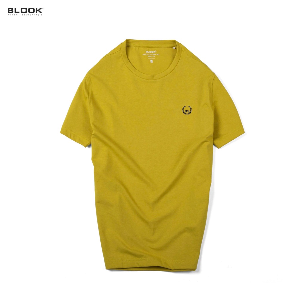 Áo thun nam cổ tròn BLOOK vải CVC co giãn tốt, dày dặn, nhiều màu, mã 32092