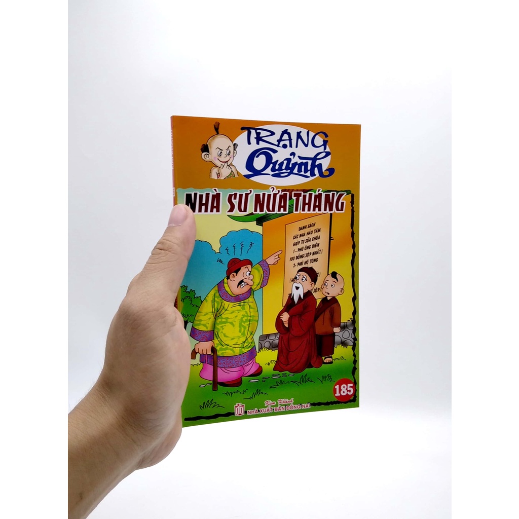Sách Truyện Tranh Trạng Quỷnh - Tập 185: Nhà Sư Nửa Tháng