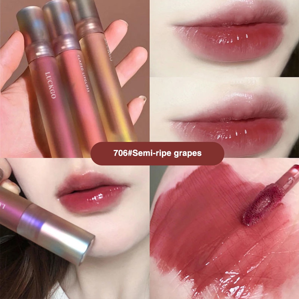 Son Môi Dưỡng Ẩm Chống Thấm Nước Lâu Trôi Thiết Kế Vỏ Sò Tráng Gương Đẹp Mắt