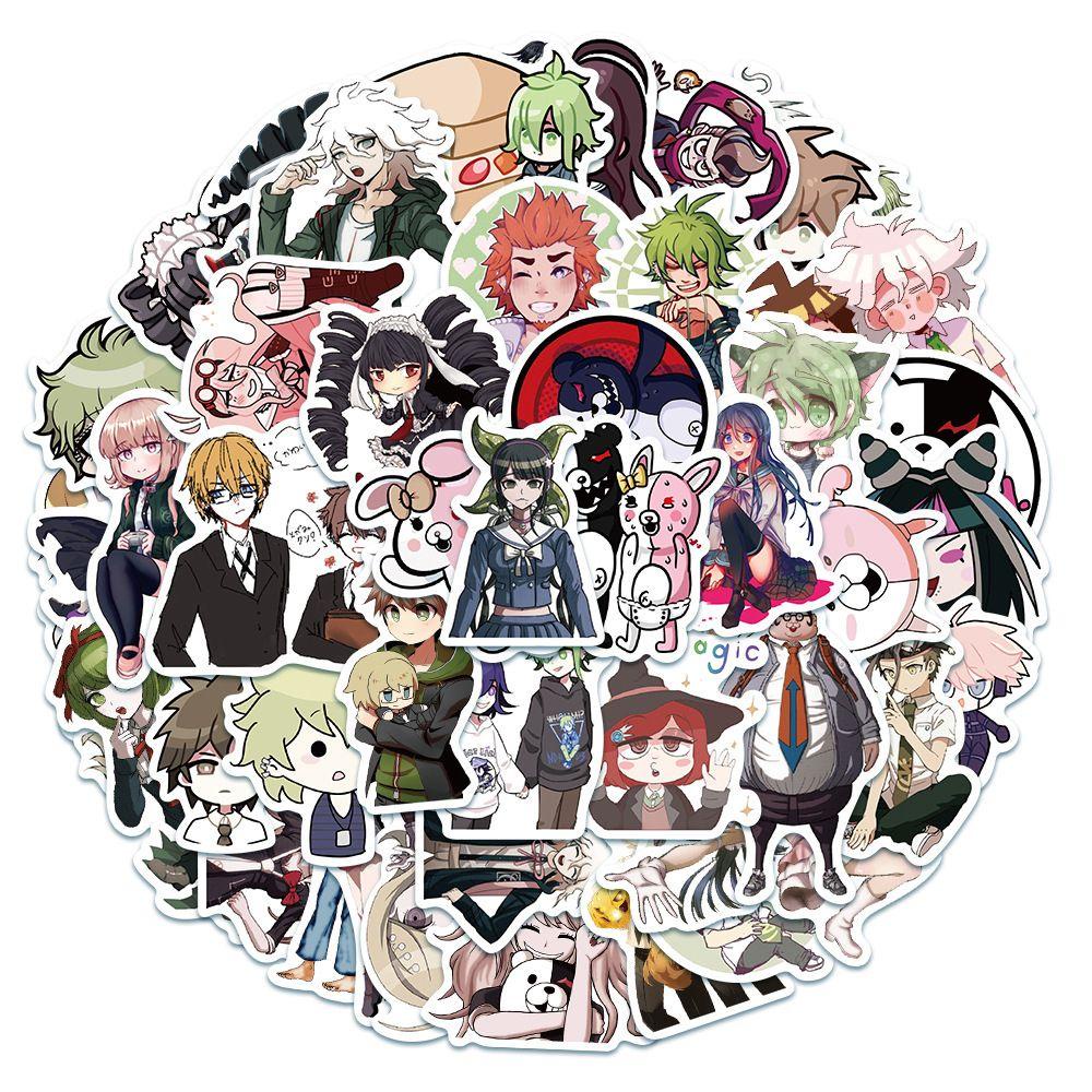 PEWANY Danganronpa Miếng Dán Trang Trí Laptop / Điện Thoại Chống Thấm Nước Họa Tiết Graffiti
