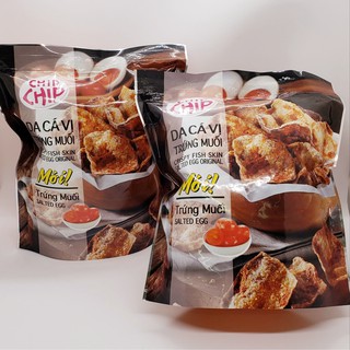 COMBO [2 túi 50gr] Snack Da Cá Vị Trứng Muối