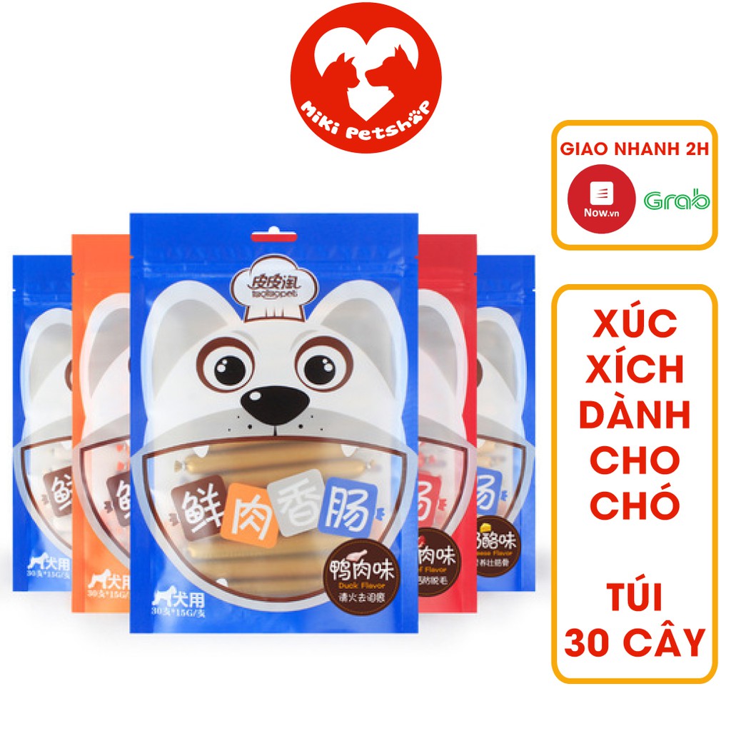 Gói 30 Cây Xúc Xích Cho Chó Taotaopets - Miki Petshop