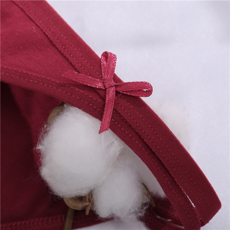 [ Mã 12FASHIONSALE1 giảm 10K đơn 50K ] Quần Lót Cotton Lưng Thấp Đính Nơ Thời Trang Quyến Rũ Cho Nữ | BigBuy360 - bigbuy360.vn