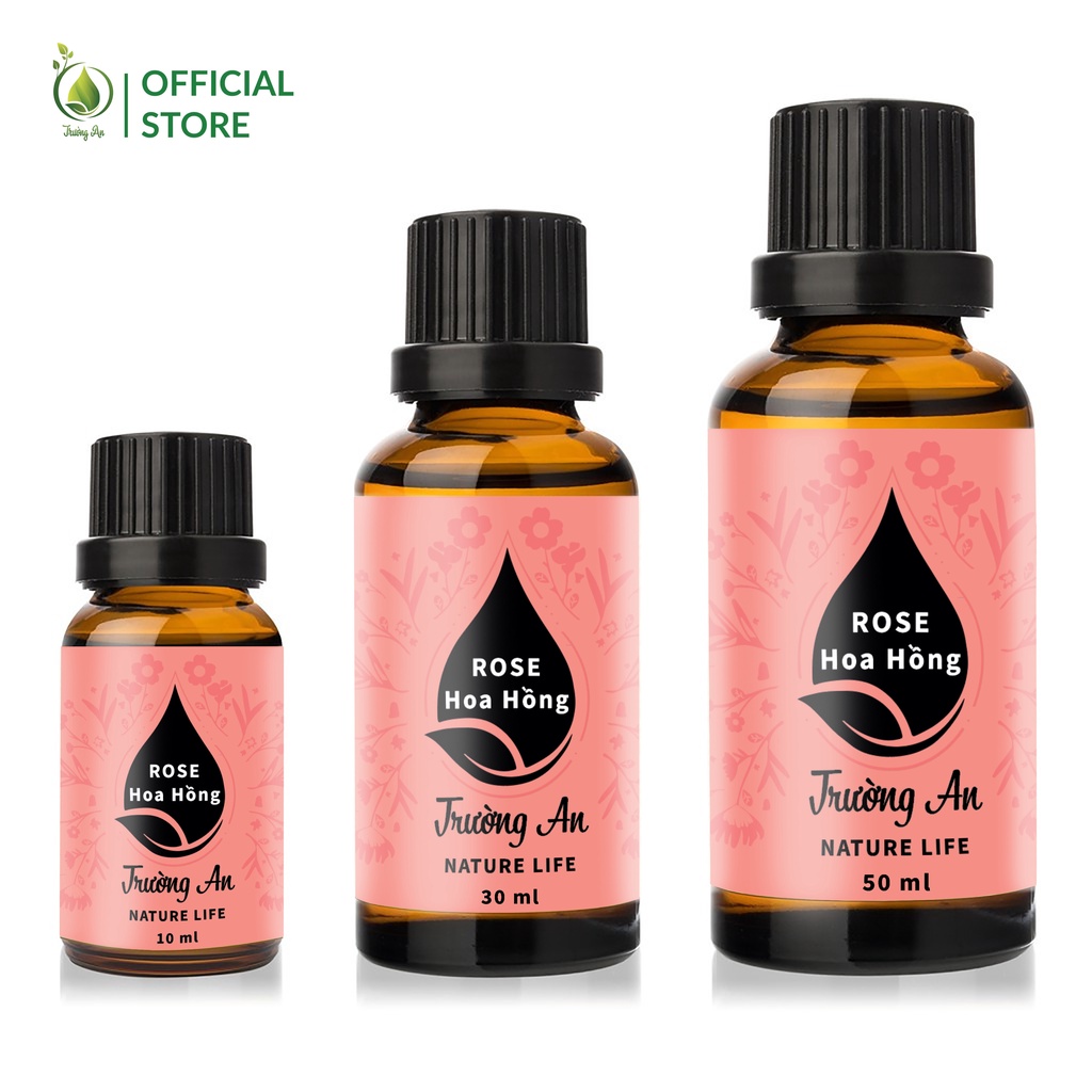 Tinh dầu Hoa Hồng Rose Trường An Essential Oil, xuất sứ thiên nhiên không pha tạp chất, có giấy kiểm định COA