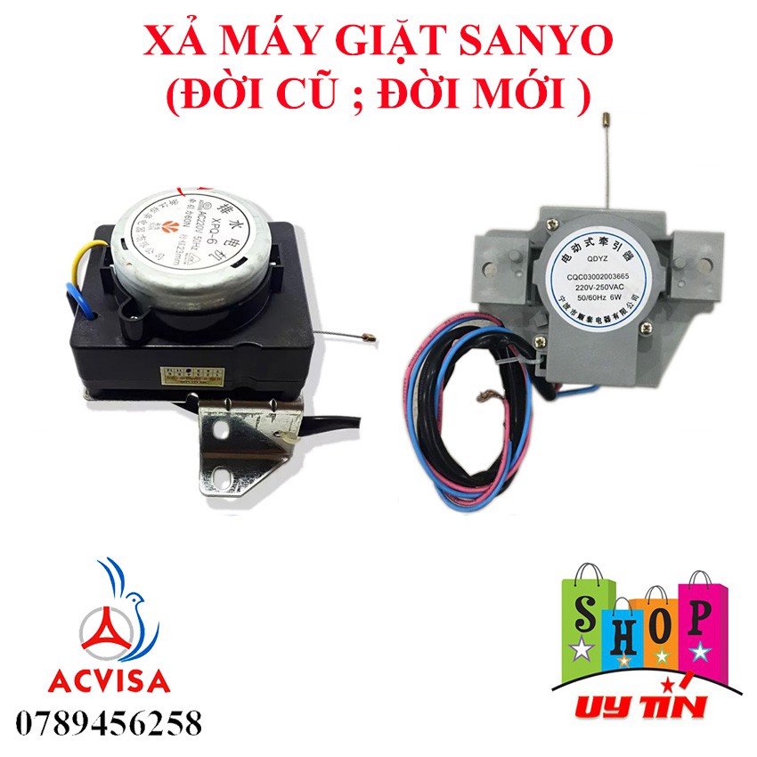 Xả Máy Giặt Sanyo (Đời Cũ; Đời Mới)