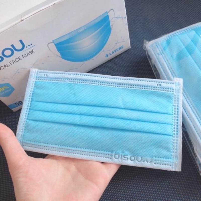 Khẩu trang Bisou 4 lớp