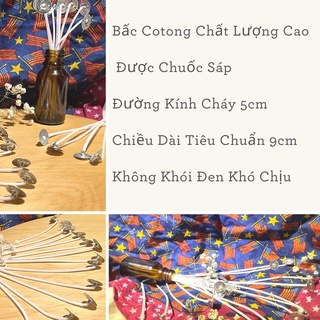 Bấc Nến (Tim Nến) Cotton Đã Chuốc Sáp