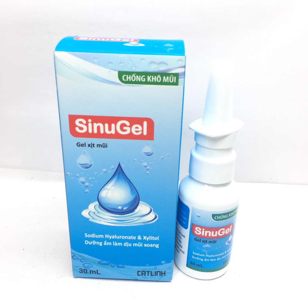 Lọ Sinugel 30ml chống khô mũi dưỡng ẩm niêm mạc | Thế Giới Skin Care