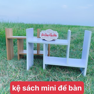 Kệ Sách Gỗ Lắp Ghép Để Bàn