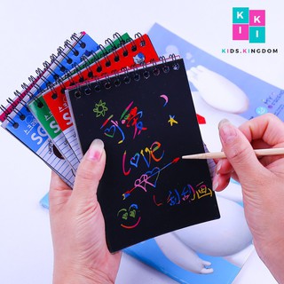 Sổ ma thuật cầu vồng a6 - sổ scratch note