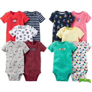 Set 5 body cộc tay cho bé sơ sinh 0-24m Hàng xuất dư Cambodia