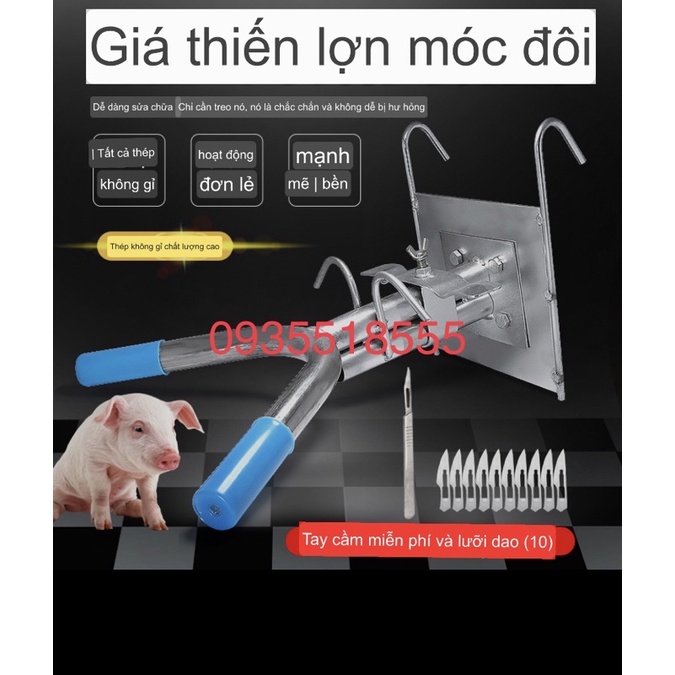 Giá thiến heo con cao cấp inox 304