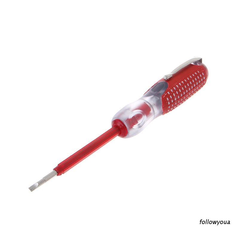 Bút Thử Điện 100-500v Cách Điện Có Rãnh Tiện Dụng