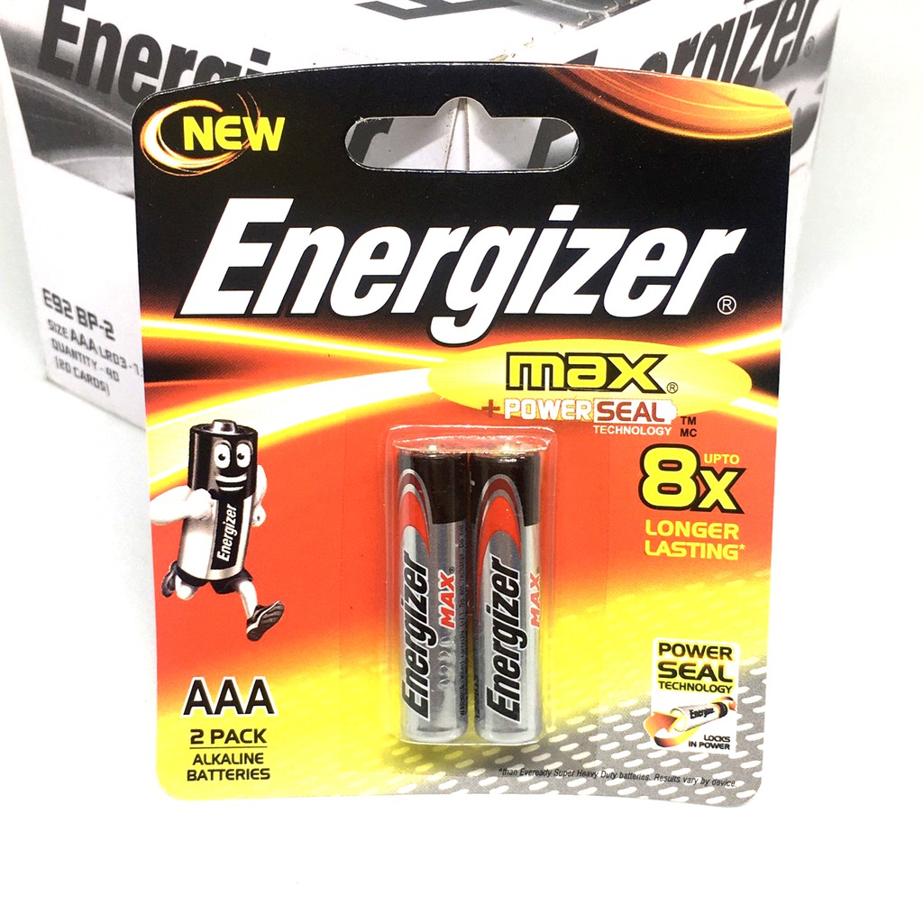 Vỉ 12 viên - Pin AA, AAA Energizer chính hãng