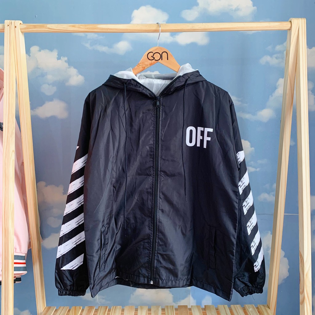Áo Khoác dù Jacket unisex form rộng nam nữ 2 lớp OFF (Kèm ảnh thật Shop tự chụp) | BigBuy360 - bigbuy360.vn