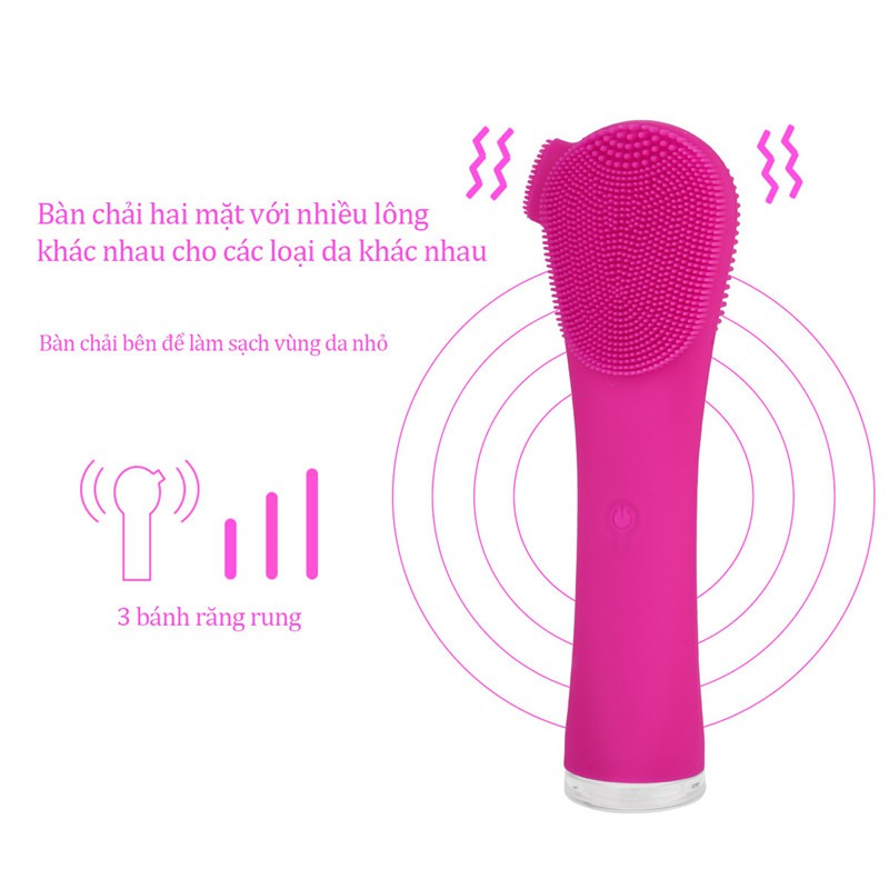 [Mã FMCGMALL - 8% đơn 250K] Máy rửa mặt CkeyiN chạy điện bằng silicone chống nước | BigBuy360 - bigbuy360.vn