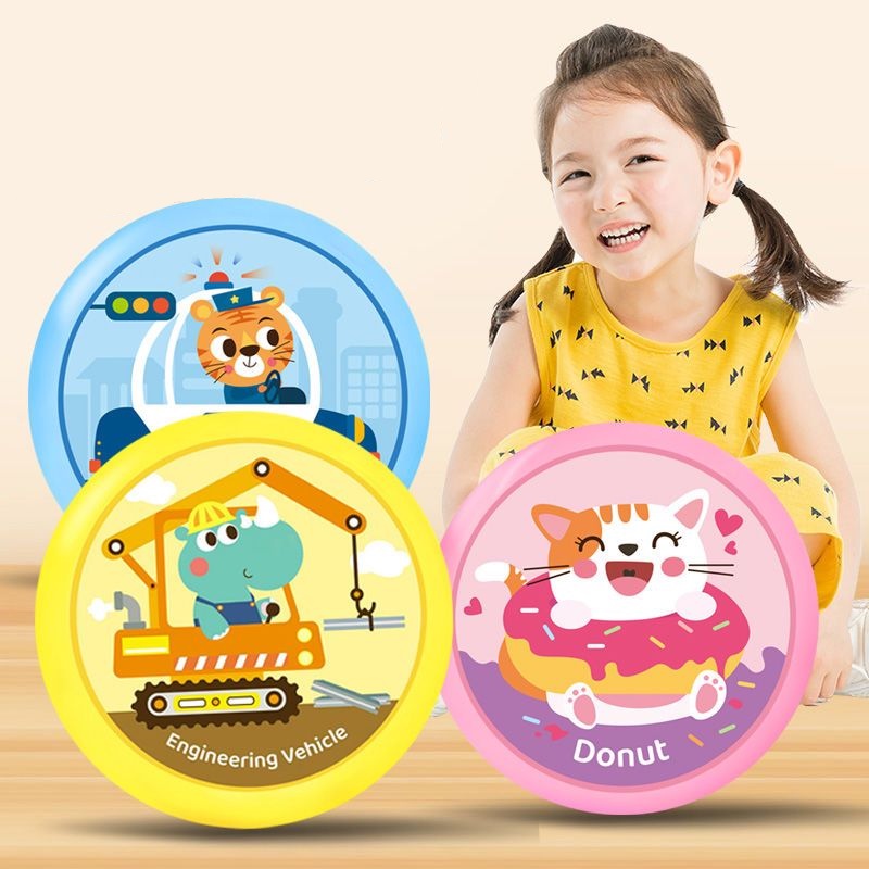 Đĩa Xốp Tròn Cạnh Mềm Hình Khủng Long Đa Ứng Dụng