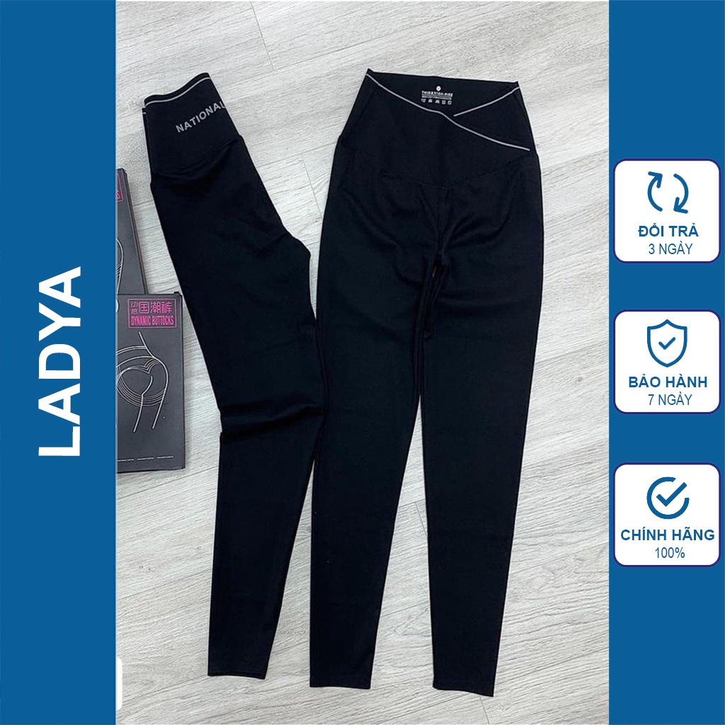 Quần Legging Nữ Cạp Cao Chéo Gen Bụng Tôn Dáng Phái Đẹp Mã 2