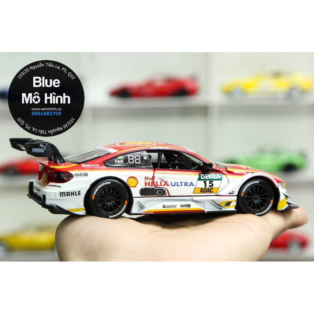 Blue mô hình | Xe mô hình xe đua BMW M4 DTM 1:32 Shell