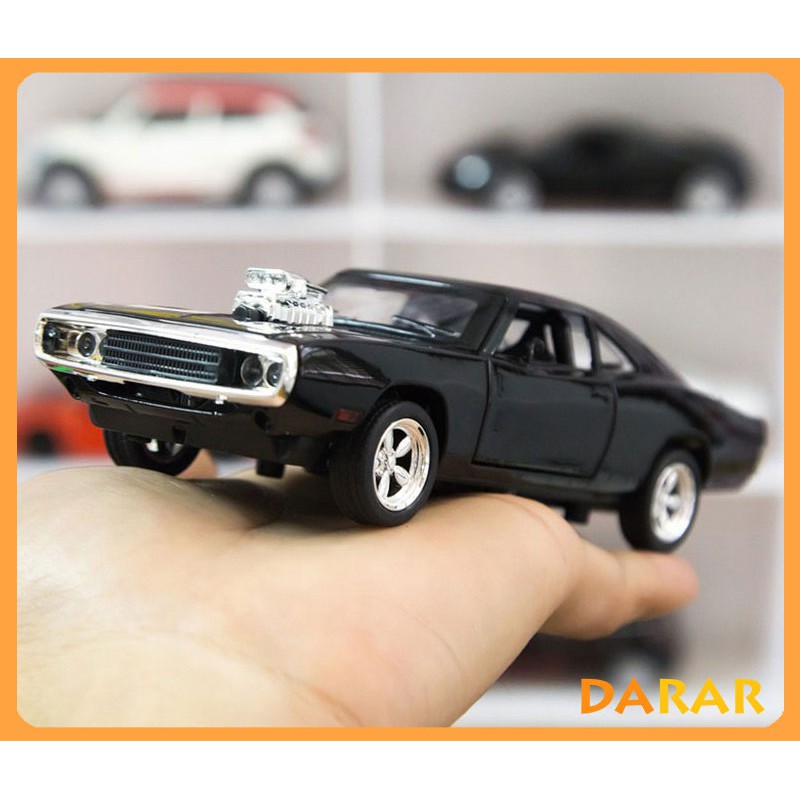 XE MÔ HÌNH TĨNH Dodge Charger RT - MINIAUTO tỷ lệ 1:32 màu đen