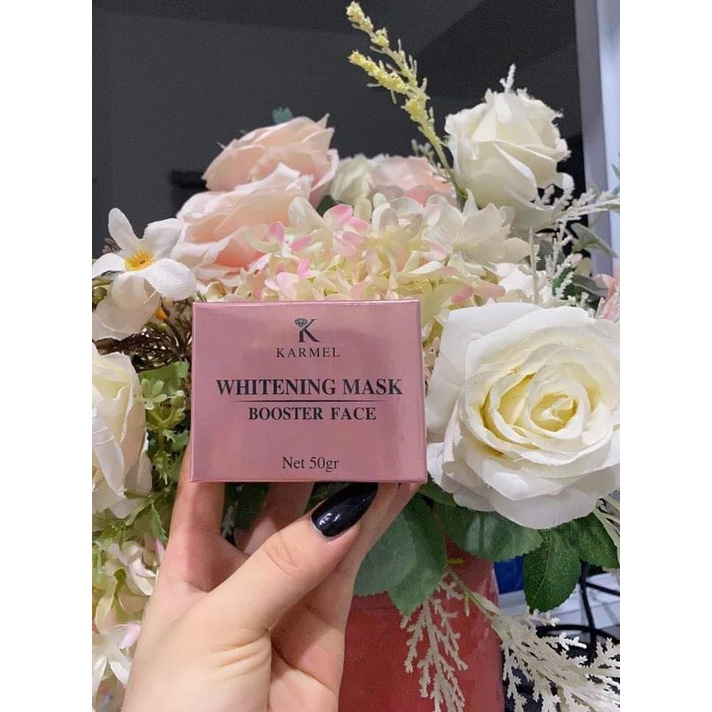 Cấy và ủ trắng măt giúp sáng da, mờ thâm nám, đồng đều mầu da Kamel (Karmel) 50g - Whitening Mask | BigBuy360 - bigbuy360.vn