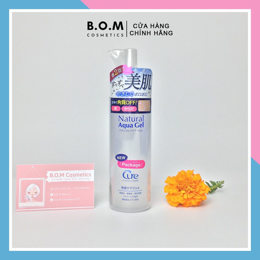 Gel Tẩy Tế Bào Chết Cure Cho Mặt Và Toàn Thân Natural Aqua Gel Nhật Bản 250g