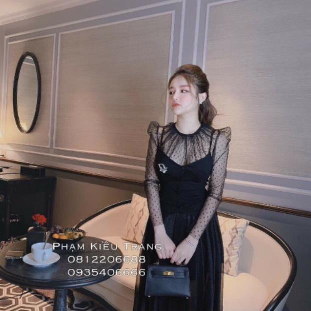 ❌SÉT VÁY VOAN+ CHÂN VÁY LƯỚI + YẾM .