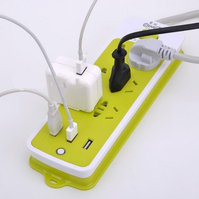 Ổ điện đa năng 9 cổng ,tích hợp 3 cổng USB sạc điện thoại#