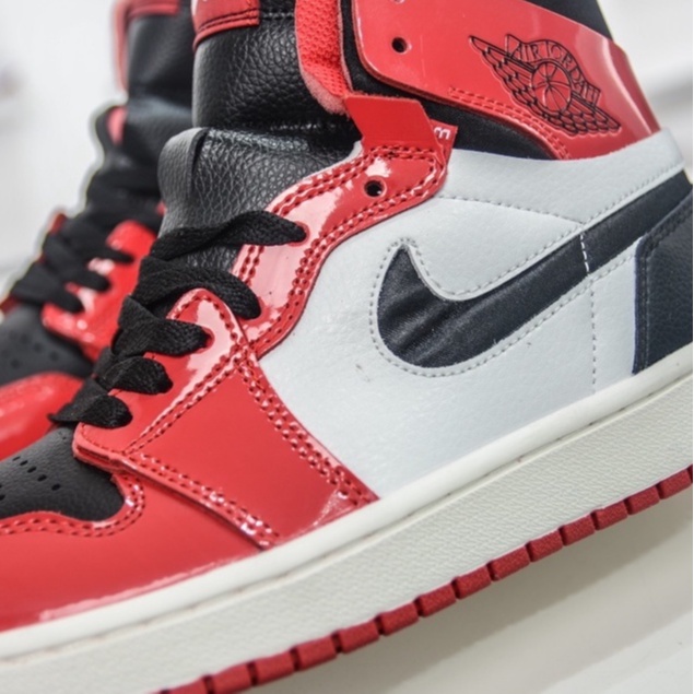 Giày Air Jordan 1 High Zoom " Patent Bred "