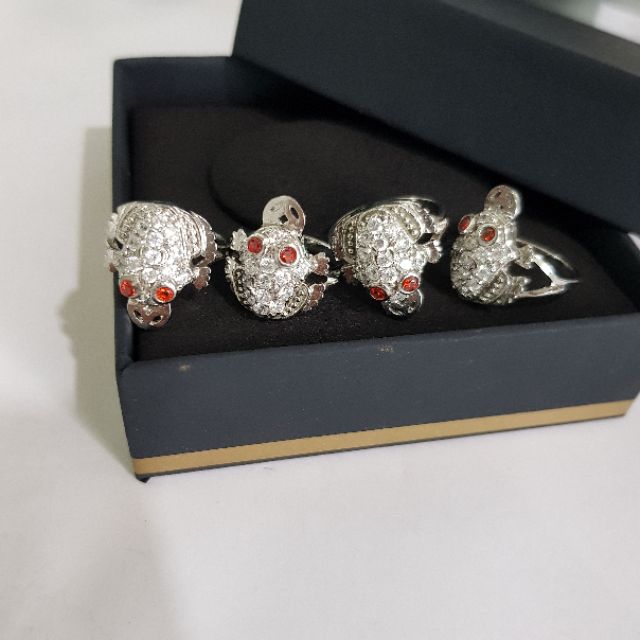 Nhẫn cóc ngậm đồng xu cho nữ.