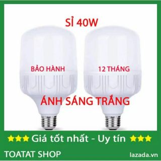 Sỉ bộ 10 bóng đèn led 40w trắng