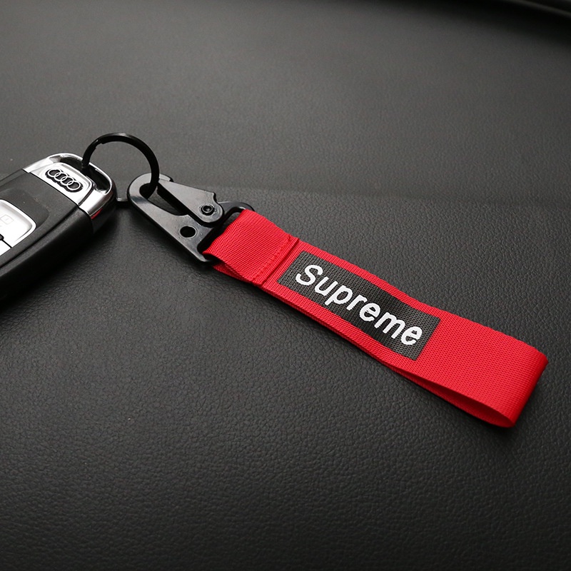 Móc Chìa Khóa In Chữ Supreme Cá Tính