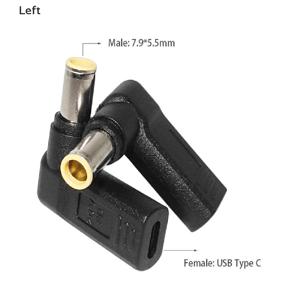 Đầu chuyển đổi cấp nguồn máy tính xách tay USB C sang đầu cắm DC thông dụng thích hợp cho Lenovo Asus