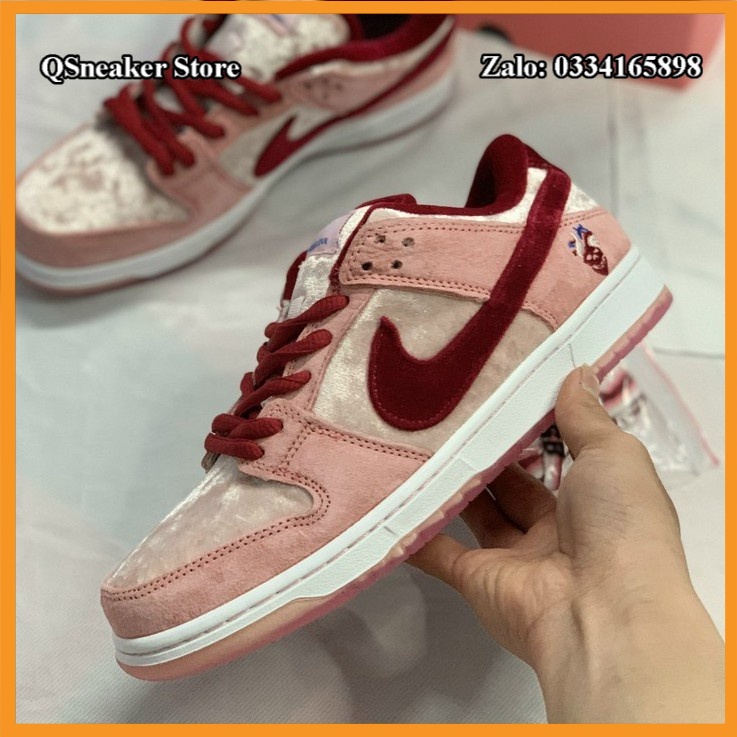 ✔️Giày SB Dunk Low Pro QS x Strange Love Hồng Fullbox Cao Cấp✔️