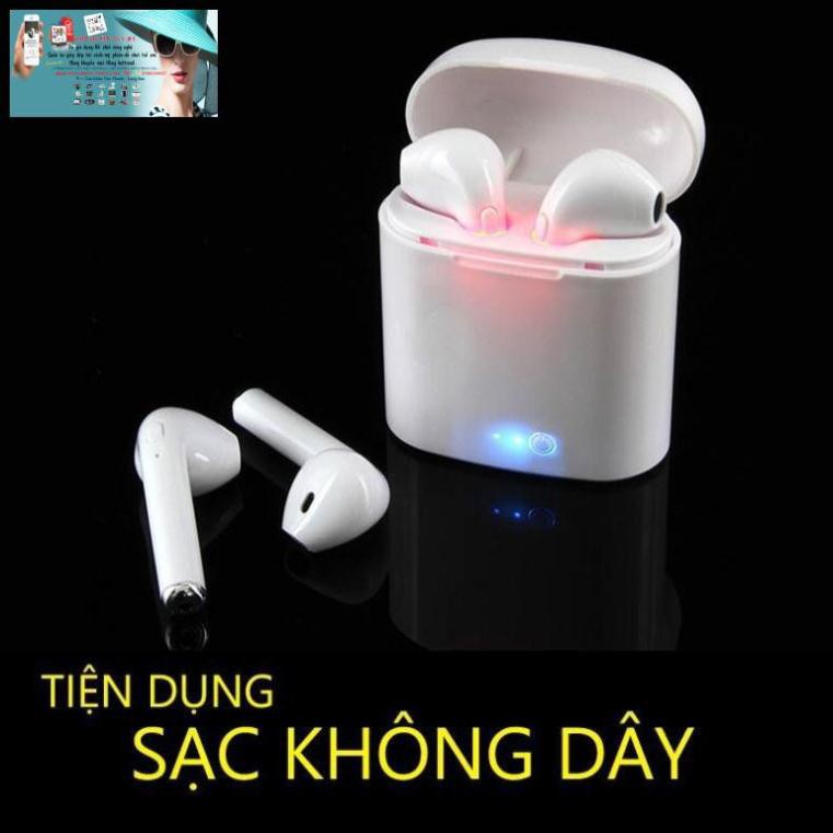 Tai nghe Bluetooth chính hãng I7S hỗ trợ sạc không dây