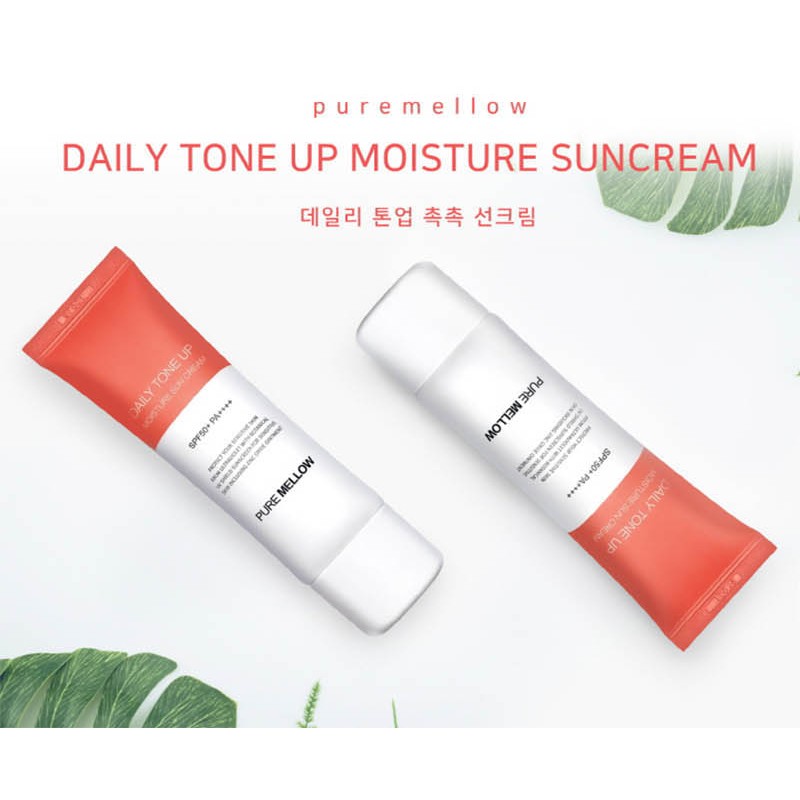 [Hàng mới về] Kem chống nắng PureMellow SPF50+ PA++++ 50ml giúp dưỡng ẩm cao cấp